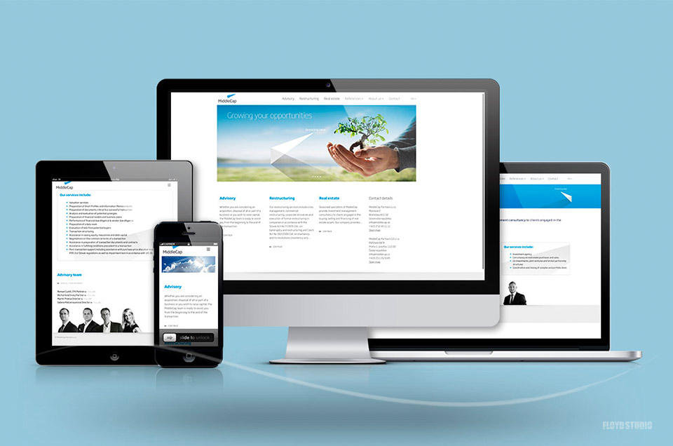 Responsive web - MiddleCap - Recoding and optimisation